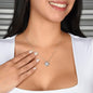 Valentine's Day Gift Necklace for Wife, To My Wife Love Knot Necklace