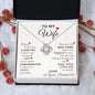 To My Wife Love Knot Necklace, When I tell You I Love You