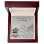 Valentine's Day Gift Necklace for Wife, To My Wife Love Knot Necklace with Message Card