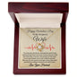 Happy Valentines Day To My Gorgeous Wife Love Knot Necklace, To My Wife Gift Necklace