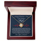 Valentine's Day Gift Necklace for Wife, To My Wife Love Knot Necklace