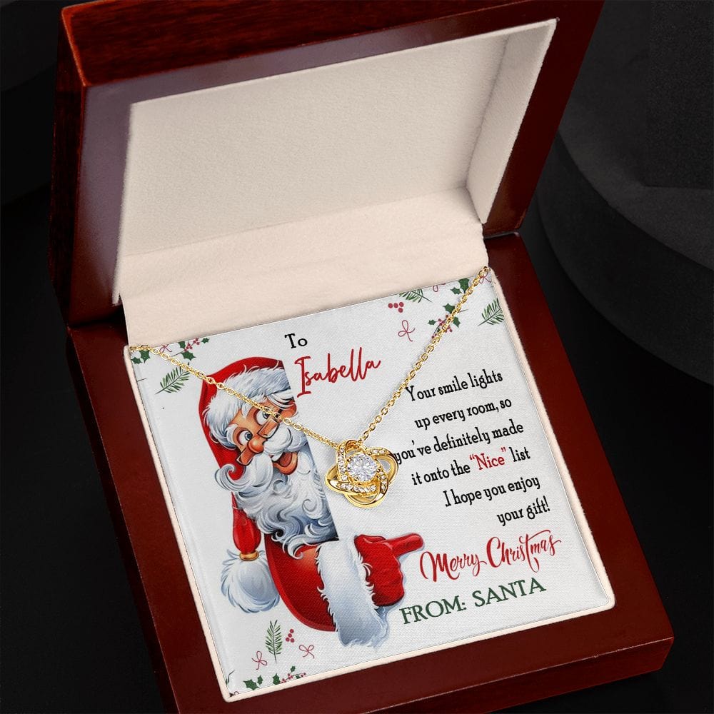 Personalized Gift Necklace From Santa