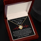 Happy Valentine's Day To My Wife Love Knot Necklace