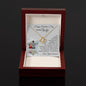 Valentine's Day Gift Necklace for Wife, To My Wife Love Knot Necklace with Message Card