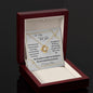 To My Wife Gift Necklace with Heartfelt Message Card, Love Knot Pendant Necklace