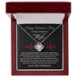 Happy Valentine's Day To My Wife Love Knot Necklace