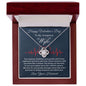 Valentine's Day Gift Necklace for Wife, To My Wife Love Knot Necklace