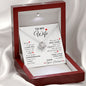 To My Wife Love Knot Necklace, When I tell You I Love You