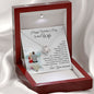 Valentine's Day Gift Necklace for Wife, To My Wife Love Knot Necklace with Message Card