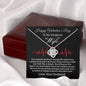 Happy Valentine's Day To My Wife Love Knot Necklace