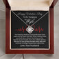 Happy Valentine's Day To My Wife Love Knot Necklace