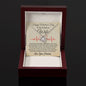 Happy Valentines Day To My Gorgeous Wife Love Knot Necklace, To My Wife Gift Necklace