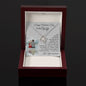 Valentine's Day Gift Necklace for Wife, To My Wife Love Knot Necklace with Message Card