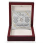 To My Wife Gift Necklace with Heartfelt Message Card, Love Knot Pendant Necklace