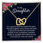 To My Daughter Necklace / A Special Bond Between Mother and Daughter / Message Card Jewelry for Daughter / To My Daughter from Mom
