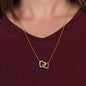 To My Daughter Gift Necklace from Mom / When You Look In the Mirror Message Card for Daughter