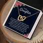 To My Daughter Necklace / A Special Bond Between Mother and Daughter / Message Card Jewelry for Daughter / To My Daughter from Mom