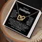My Dearest Granddaughter Interlocking Hearts Necklace from Grandma / To My Granddaughter