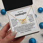 My Dearest Granddaughter Interlocking Hearts Necklace from Grandma / To My Granddaughter