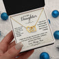 To My Daughter Gift Necklace from Mom / When You Look In the Mirror Message Card for Daughter