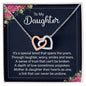 To My Daughter Necklace / A Special Bond Between Mother and Daughter / Message Card Jewelry for Daughter / To My Daughter from Mom