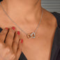 To My Daughter Gift Necklace from Mom / When You Look In the Mirror Message Card for Daughter