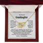 My Dearest Granddaughter Interlocking Hearts Necklace from Grandma / To My Granddaughter