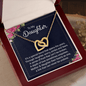 To My Daughter Necklace / A Special Bond Between Mother and Daughter / Message Card Jewelry for Daughter / To My Daughter from Mom
