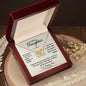 To My Daughter Gift Necklace from Mom / When You Look In the Mirror Message Card for Daughter