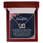 To My Daughter Necklace / A Special Bond Between Mother and Daughter / Message Card Jewelry for Daughter / To My Daughter from Mom