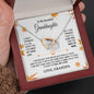 Granddaughter Gift Necklace from Grandpa / To My Granddaughter Necklace