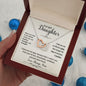 To My Daughter Gift Necklace from Mom / When You Look In the Mirror Message Card for Daughter