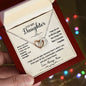 To My Daughter Gift Necklace from Mom / When You Look In the Mirror Message Card for Daughter