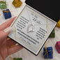 To My Wife Gift Necklace with Loving Message Card, Forever Love Heart Pendant Necklace