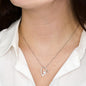 To My Soulmate Message Card Necklace for Wife, To My Wife Gift Necklace, Anniversary Gift for Her, Wife Birthday Present