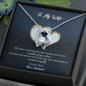 To My Wife Gift Necklace, Forever Love Gift Necklace for Her, Valentine's Day gift for Wife, Anniversary Gifts for Her