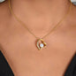 To My Daughter Christmas Message Card with Forever Love Necklace from Mom