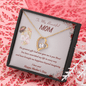 To My Beautiful Mom, Happy Mother's Day Gift Necklace, To Mom from Daughter, Mother's Day Gift Necklace