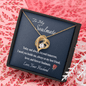 To My Soulmate Message Card Necklace for Wife, To My Wife Gift Necklace, Anniversary Gift for Her, Wife Birthday Present