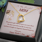 To My Beautiful Mom, Happy Mother's Day Gift Necklace, To Mom from Daughter, Mother's Day Gift Necklace