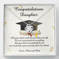 Class of 2023 Graduation Gift Necklace For Daughter, Graduation Gift from Mom and Dad, Daughter Gift for Graduation, Highschool Graduation, College Graduation