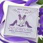 Maid Of Honor Gifts / Love Knot Necklace for Bridesmaid / Wedding Gifts For Maid Of Honor