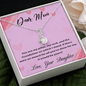 Dear Mom Gift Necklace with Message Card, Mother's Day Gifts, Mom Birthday, Mother's Day Necklace, To Mom from Daughter
