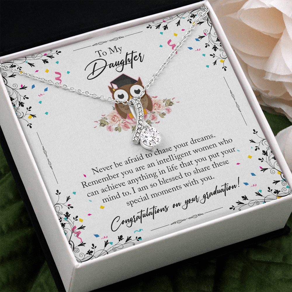 Class of 2023 Graduation Gift Necklace For Daughter, Graduation Gift from Mom and Dad, Daughter Gift for Graduation, Highschool Graduation, College Graduation