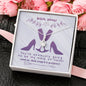 Maid Of Honor Gifts /ALLURING BEAUTY Necklace Gift / Petite Ribbon Shaped Pendant / Wedding Gift For Maid Of Honor