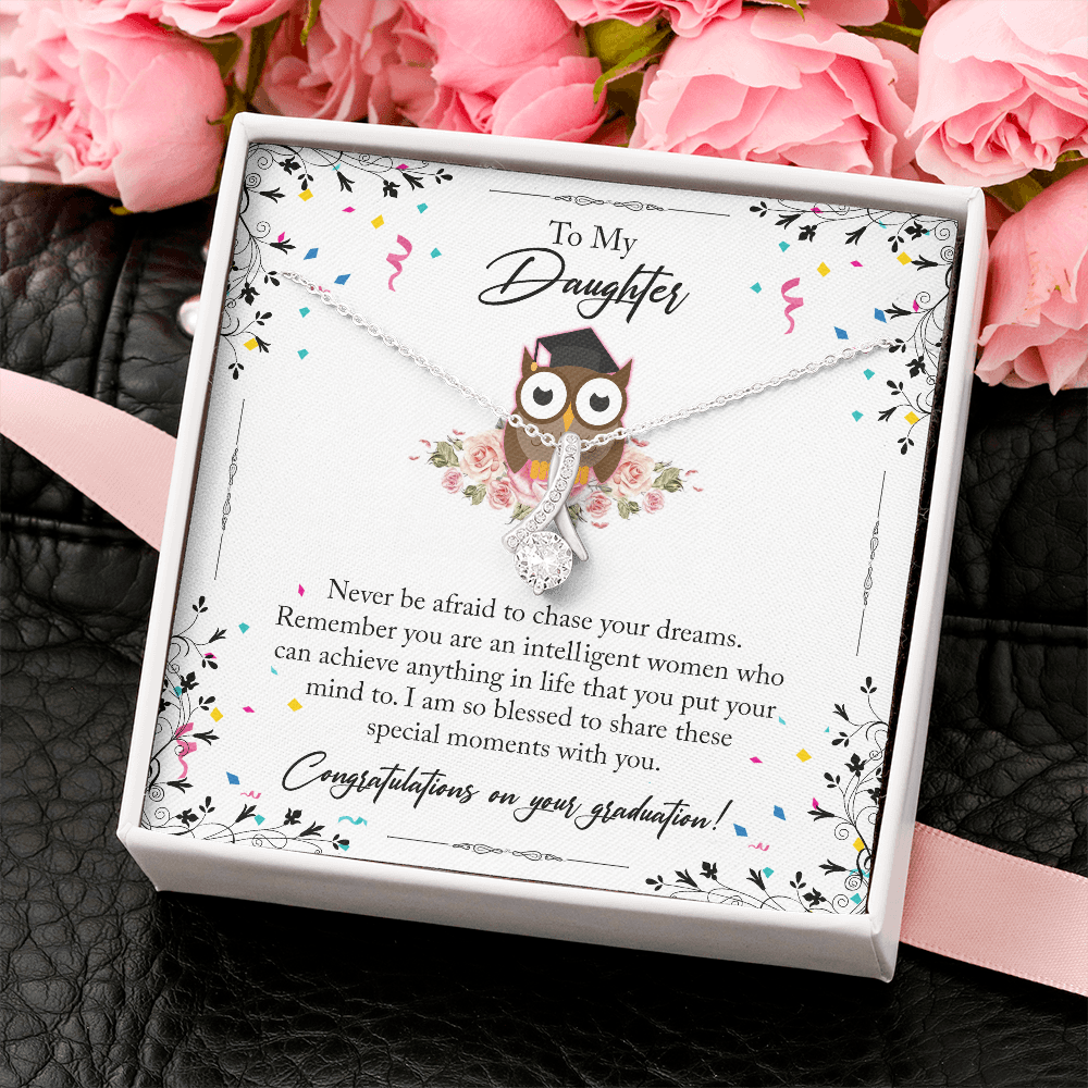 Class of 2023 Graduation Gift Necklace For Daughter, Graduation Gift from Mom and Dad, Daughter Gift for Graduation, Highschool Graduation, College Graduation