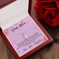 Dear Mom Gift Necklace with Message Card, Mother's Day Gifts, Mom Birthday, Mother's Day Necklace, To Mom from Daughter