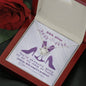 Maid Of Honor Gifts / Love Knot Necklace for Bridesmaid / Wedding Gifts For Maid Of Honor