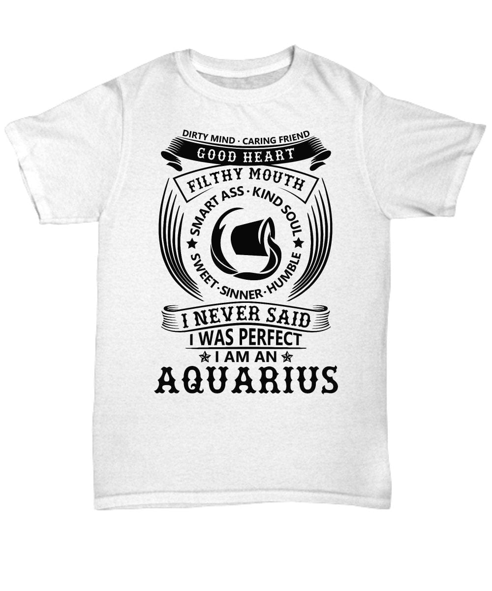 Funny Aquarius T-shirt/ T-shirt for Aquarius Birthday/ Birthday T-shirt for Aquarius/ Aquarius Shirt for Family and Friends/ Gift for B-day