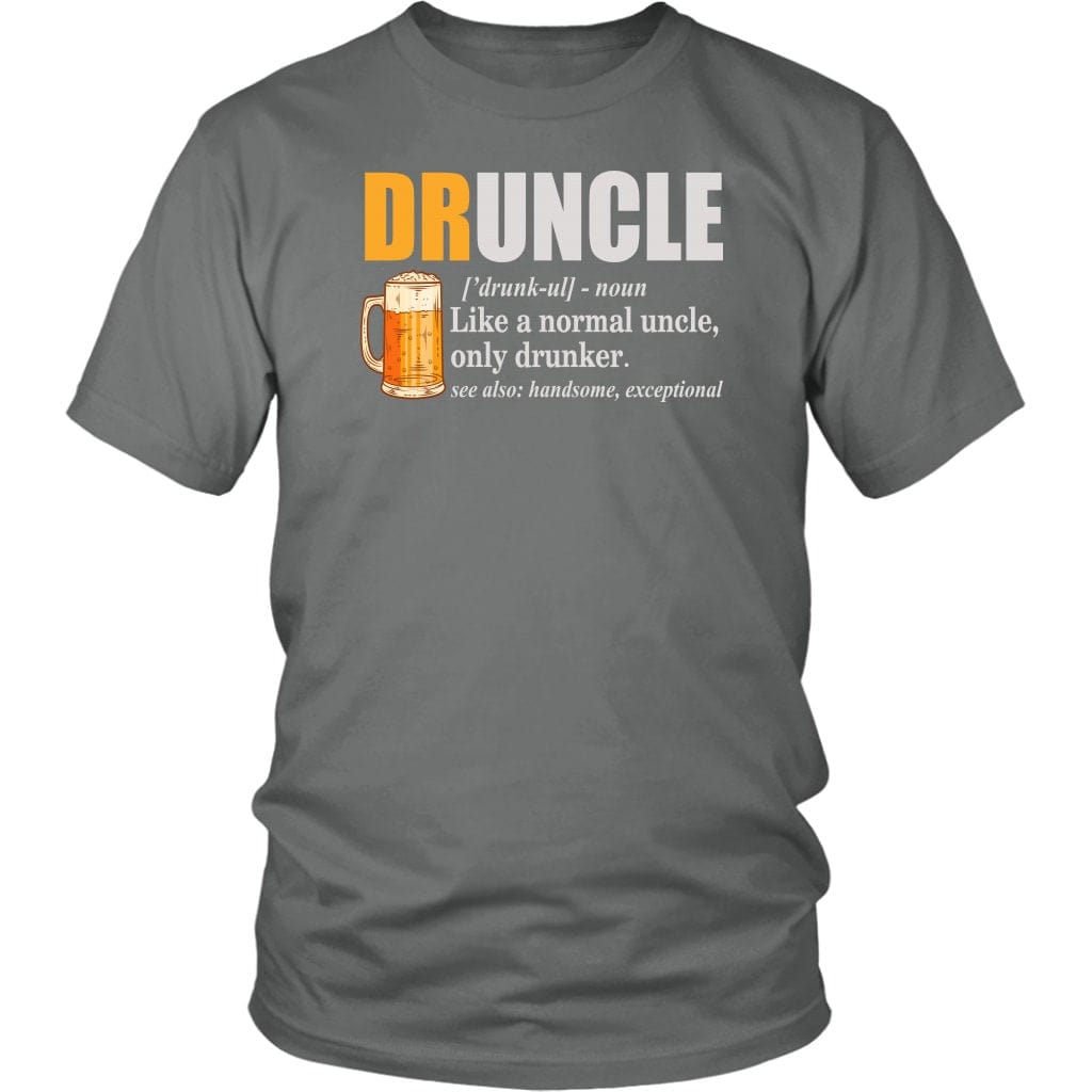 Druncle Definition Tee, the Ultimate Funny Uncle Gift T-Shirt